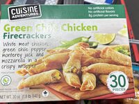 Green Chile Chicken Firecrackers