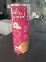 Thé glacé pétillant
