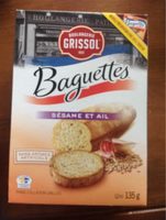 Craquelins Baguette (sésame & Ail)