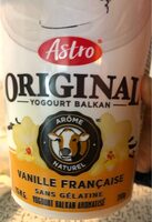 Yaourt à la vanille française