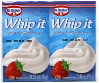 Whip it, stabilizer for whipping cream