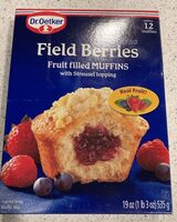 Field Berries Fruit Filled Muffins