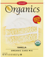 Organic vanilla cake mix