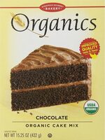 Organic chocolate cake mix
