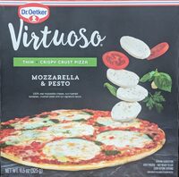 Dr. Oetker Virtuoso Thin + Crispy Crust Pizza Mozzarella & Pesto