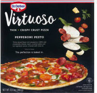 Ristorante, Thin Crust Pizza With Pepperoni, Mozzarella, Pesto