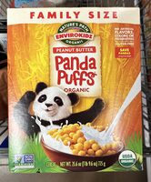 Peanut butter panda puffs
