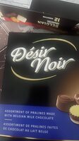 Assortment of Pralines Made with Belgian Milk Chocolate