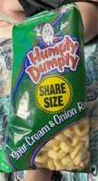 Humpty dumpty sour cream & onion rings flavored corn snack