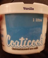 Crème glacée lait glacé à l'ancienne vanille