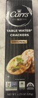 Table Water Crackers