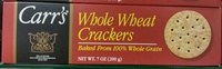 Whole Wheat Crackers