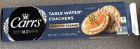 Table Water Crackers Toasted Sesame