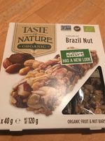 Brazil Nut BARRE AUX NOIX ET AUX FRUITS BIOLOGIQUES