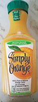 Jus d'orange avec pulpe