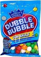 Bubble Gum Balls, Assorted Fruit