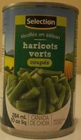 Haricots verts coupés