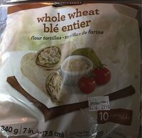 Whole Wheat Flour Tortillas