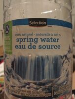 Eau de source