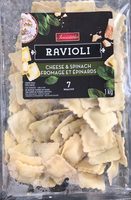 Ravioli fromage et epinard
