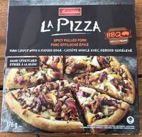 Pizza porc effiloché épicé