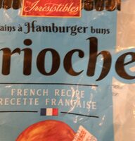 Pain hamburger brioche