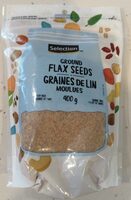 Graines de lin moulues