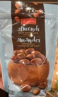 Milk chocolate covered almonds