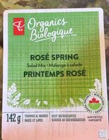 Mélange à salade Printemps rosé