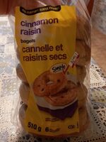 Bagels cannelle et raisins secs