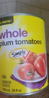 Whole plum tomatoes