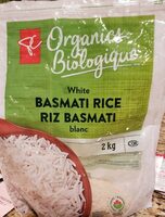 PC Organics White basmati rice