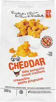 Little penguins cheddar snack crackers