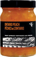Ontario peach fruit spread