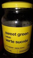 Relish verte sucrée