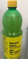 Lemon juice from concentrate