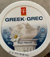 Yogourt grec nature