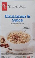 Cinnamon and Spice Instant Oatmeal