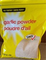 Poudre d’ail, Garlic Powder