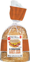 À l’européenne light rye loaf
