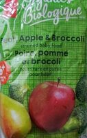 PC Organic Pear, Apple, & Broccoli Strained Baby Food