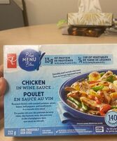 Chicken in wine sauce