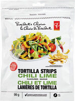 Chili lime flavoured tortilla strips