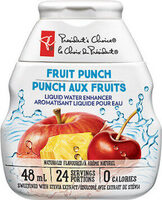 Fruit punch liquid water enhancer