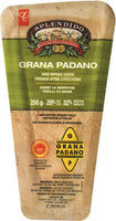 Splendido grana padano hard ripened cheese aged months