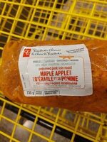 Seasoned pork loin roast maple apple