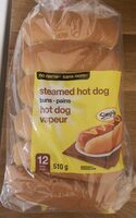 Steamed hot dog buns