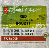 Fresh Organic Red Potatoes, Whole.