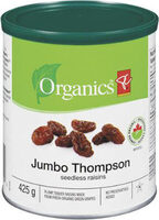 Jumbo thompson seedless raisins