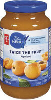 Twice the fruit apricot spread